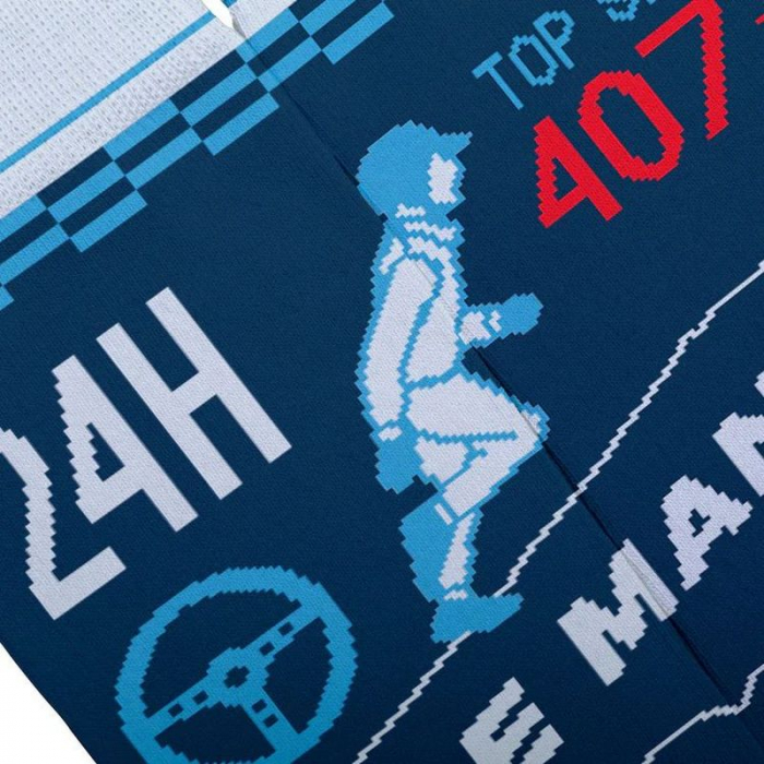 Socken im Design "24h von Le Mans" - Blau